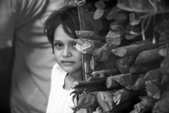 Chalatenango,El Salvador, 1991. Kid in the conflictiv area.